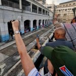 Arribo de la flotilla "Convoy a Cuba" que lleva más de 30 toneladas de víveres, medicinas y paneles fotovoltaicos a la isla como parte de apoyo humanitario, el 24 de marzo de 2026. Foto Marco Peláez