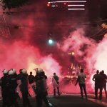 Protestas en Belgrado, Serbia, el 28 de junio de 2025. Darko Vojinovic / AP