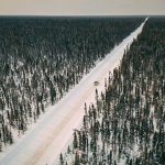 Carretera de invierno. Foto: Eleven North Visuals