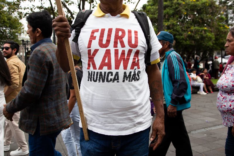 Las víctimas exigen una reparación real del Estado_Foto: Vanessa Terán_El País