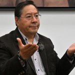 El presidente de Bolivia, Luis Arce Catacora, durante una entrevista con la Afp en la Casa Grande del Pueblo, en La Paz, el 18 de junio de 2025. Foto Afp