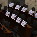 Gustavo Petro, comienza una semana de decisiones políticas complejas en medio de un ambiente enrarecido por el atentado contra el senador de la oposición Miguel Uribe Turbay. Foto Afp