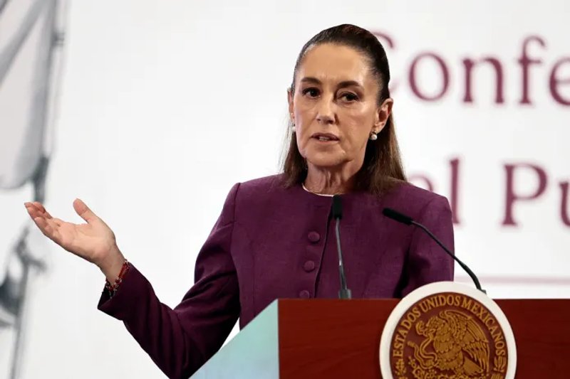 La presidenta de México, Claudia Sheinbaum. Foto La Hora: EFE/José Méndez