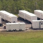 El nuevo centro de detención Alligator Alcatraz, situado en un aeródromo aislado dentro de los Everglades. WSVN / AP