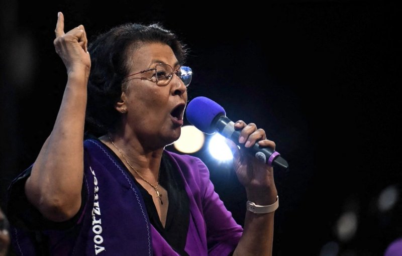 Jennifer Geerlings-Simons será juramentada como presidenta de Surinam el próximo 16 de julio. Foto Afp