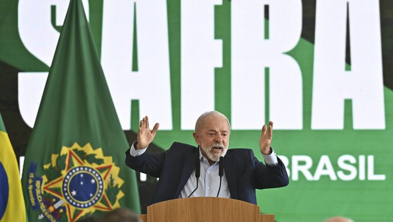 El presidente brasileño, Luiz Inácio Lula da Silva en el Palacio de Planalto, Brasilia, el 1 de julio de 2025. Fotoarena / Legion-Media