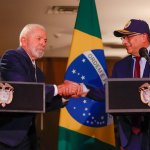 Los presidentes de Brasil, Luiz Inácio Lula da Silva y de Colombia, Gustavo Petro Juancho Torres / Anadolu / Gettyimages.ru