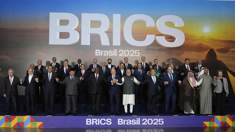 Los líderes del BRICS posan para una foto durante la cumbre en Brasil, el 7 de julio de 2025 Murat Gok / Gettyimages.ru