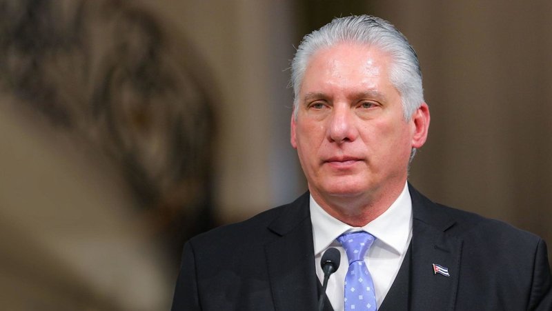 El presidente cubano, Miguel Díaz-Canel, durante una visita oficial a Irán. Teherán, 4 de diciembre de 2023. ZUMA Press Wire/Alamy Live News / Legion-Media