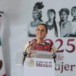 La mandataria insistió que “sin los mexicanos y mexicanas allá, Estados Unidos no sería lo que es”. Foto Presidencia