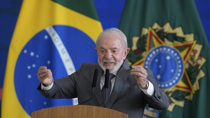 El presidente de Brasil Luiz Inácio Lula da Silva en Brasilia, 11 de agosto del 2025. Eraldo Peres / AP