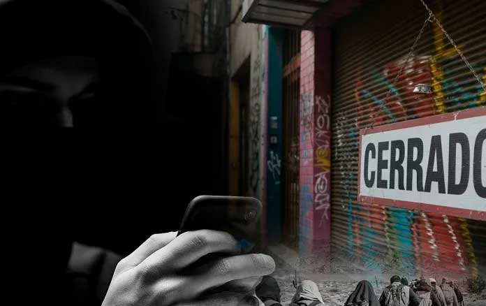 Extorsiones y migración obligaron al cierre de 800 mil negocios en 2024. Arte La Hora: Alejandro Ramírez