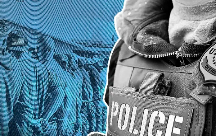 Las detenciones de migrantes han incrementado durante la administración del presidente Trump. Foto La Hora/ Arte Alejandro Ramírez