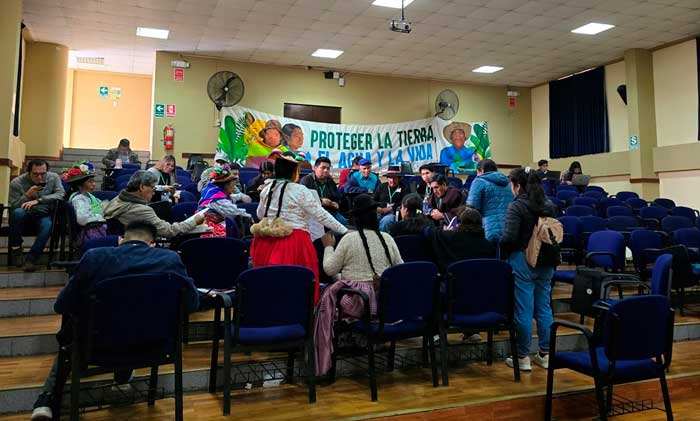 El III Encuentro Nacional de Defensores de Derechos Humanos y Ambientales se realizó en Lima, en julio de 2025. Foto: Yvette Sierra Praeli