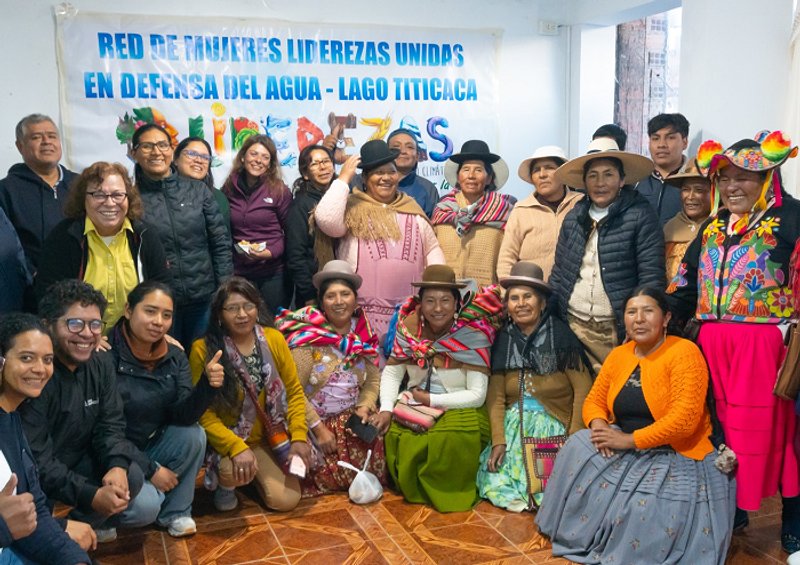 Créditos: Red de Mujeres Unidas por la Defensa del Agua- Lago Titikaka Puno-Peru