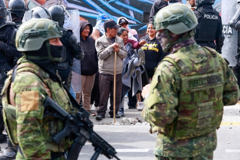 Protestas en Quito, Ecuador este 16 de septiembre de 2025. Foto Xinhua