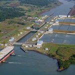 Vista aérea del canal de Panamá. Justin Sullivan / Gettyimages.ru