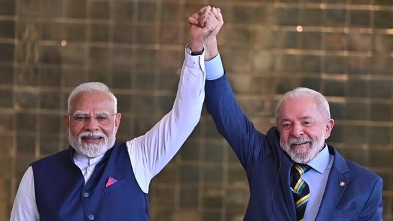 Fuentes: El diario [Foto: el presidente de Brasil, Luiz Inácio Lula da Silva y el primer ministro de India, Narendra Modi. EFE/Andre Borges]