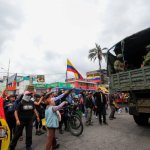 La Confederación de Nacionalidades Indígenas del Ecuador denunció infiltración de policías en las protestas del Paro Nacional y por el Día de la Resistencia. Foto Xinhua