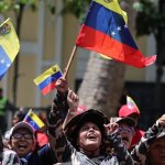 Miembros de las milicias bolivarianas se reúnen para realizar ejercicios militares en Caracas (Venezuela), el 4 de octubre de 2025. Jesus Vargas / AP