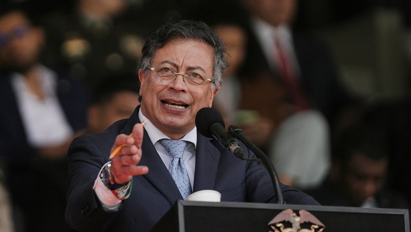 El presidente de Colombia, Gustavo Petro. Ivan Valencia / AP