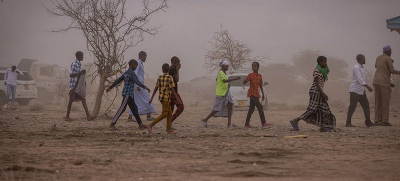 Las tormentas de arena afectan a las comunidades en Garissa, en el norte de Kenya. Foto: © PNUMA/Nayim Ahmed Yussuf