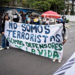 El Gobierno calificó de «terroristas» a organizaciones que se oponen a las políticas extractivas. Foto: cortesía Frente Nacional Antiminero