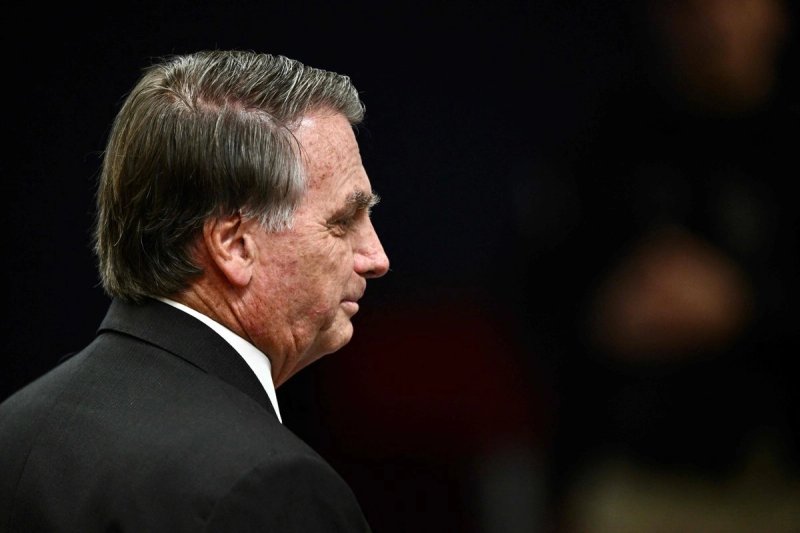 El ex presidente brasileño, Jair Bolsonaro durante una sesión del Tribunal Supremo, el 9 de junio de 2025. Foto Afp