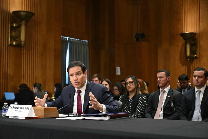 En la primera audiencia pública desde la incursión en Venezuela del 3 de enero Rubio indicó que Trump había actuado para eliminar una gran amenaza a la seguridad nacional estadunidense en el hemisferio occidental. Foto Afp