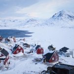 Pueblo inuit de Kulusuk en invierno, Groenlandia Alex Hibbert / Gettyimages.ru