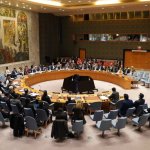 El Consejo de Seguridad de la ONU sosteniendo una reunión en la sede de la ONU, en Nueva York. Foto Xinhua