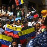 Seguidores del presidente Nicolás Maduro exigen su liberación, en Caracas, Venezuela, 23 de enero del 2026. Carlos Becerra/Getty Images