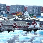 Vista de Nuuk, la capital de Groenlandia. Chris Christophersen/Shutterstock.