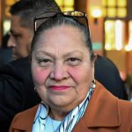La Fiscal General de Guatemala, Consuelo Porras, participa en la votación para elegir magistrados de la Corte de Constitucionalidad en el Colegio de Abogados y Notarios de la Ciudad de Guatemala el 12 de febrero de 2026. Foto Afp