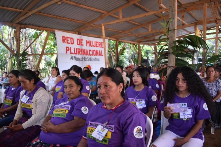 Mujeres de CODECA reafirman su lucha por el Estado Plurinacional en Suchitepéquez