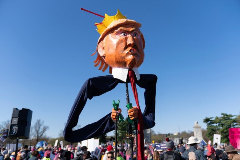 La mayor jornada histórica de protesta contra Trump
