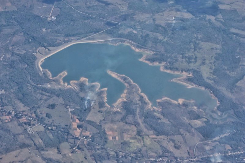 Aspecto de la isla de Cuba, vista desde el avión hacia la Ciudad de México, el 28 de Marzo de Marzo de 2026. Foto Marco Peláez