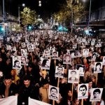 Miles participaron en la Marcha del Silencio en Montevideo. Foto Afp