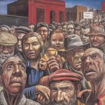 Fuentes: Labor Day International / El trabajo internacional - Imagen: "Manifestación", de Antonio Berni.