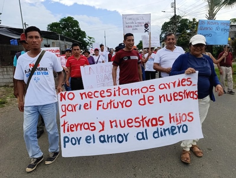 Fuentes: Rebelión - Foto: Frente Nacional Antiminero.