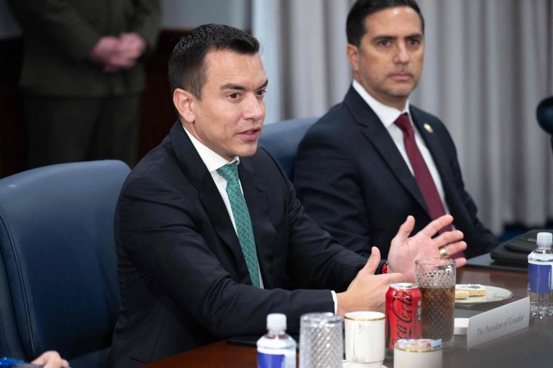 El decreto firmado por el presidente, Daniel Noboa, también autoriza la requisición temporal de bienes y servicios en las provincias alcanzadas por la medida, con la obligación de devolverlos al término del estado de excepción. Foto: Afp