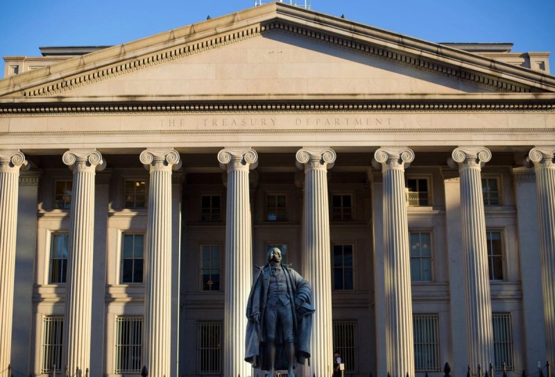 Sede del Departamento del Tesoro, encargado de dirigir la finanzas de Estados Unidos. Ap