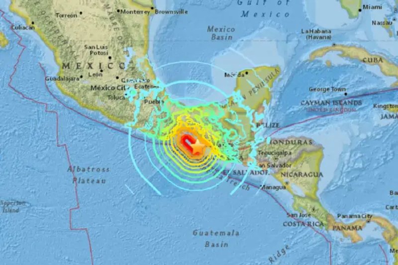 Fuerte sismo sentido en Guatemala es considerado terremoto en México con magnitud de 7.4. Foto La Hora: www.scientificamerican.com/
