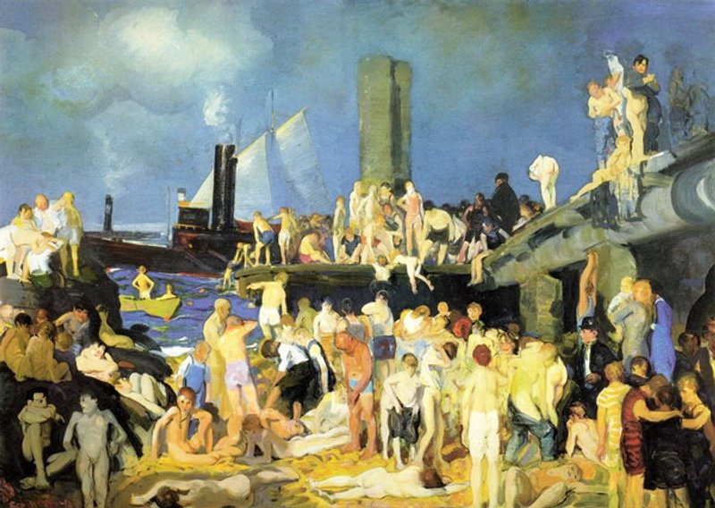 Fuentes: Sin permiso [magen: Riverfront No. 1. George Bellows. Columbus Museum of Art, Columbus, Ohio (Estados Unidos)]