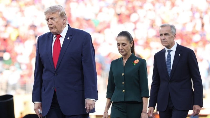El presidente estadounidense, Donald Trump, en la final de la Copa FIFA 2026. East Rutheford, Nueva Jersey, 19 de julio de 2026. Alex Livesey/Danehouse/Getty Images