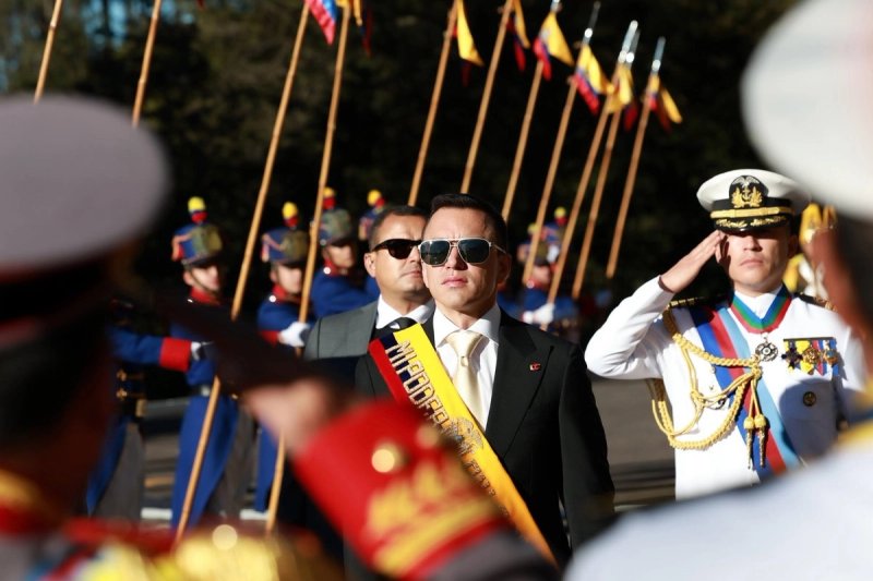 Daniel Noboa, presidente de Ecuador, enfrenta varias marchas en contra de su administración y a favor de que le revoquen el mandato. Foto tomada del FB Daniel Noboa Azin﻿